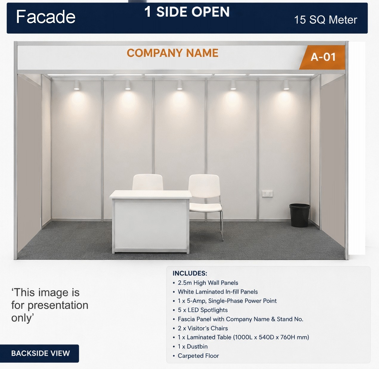 1 Side Open