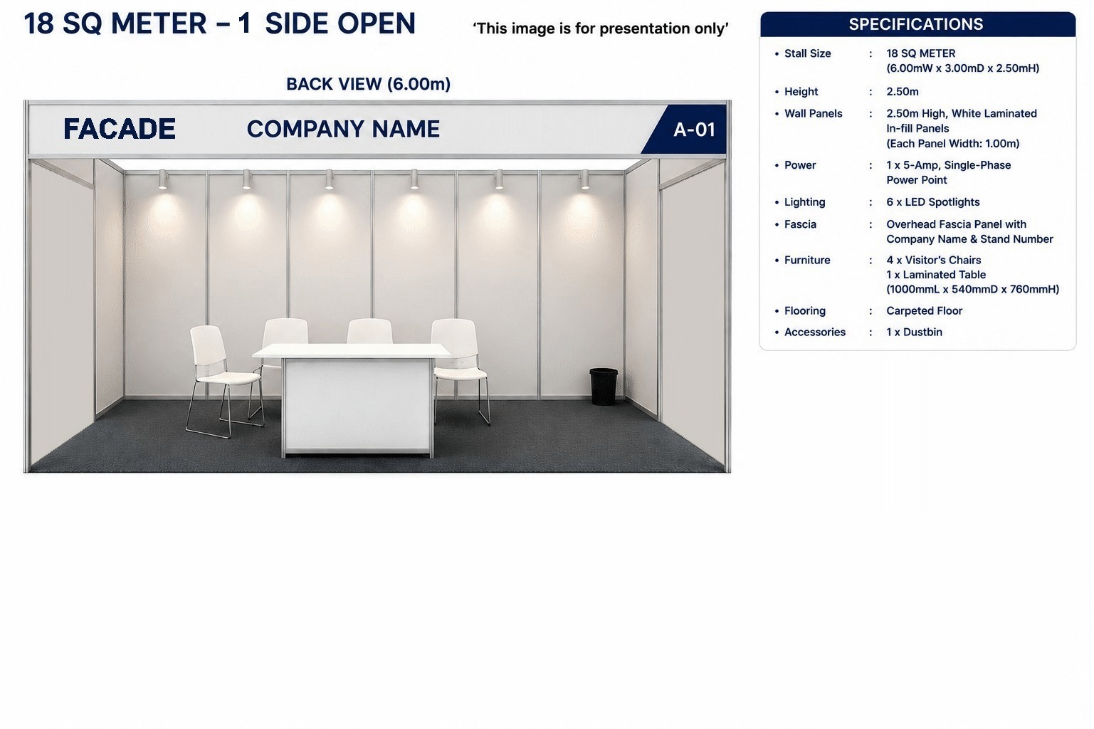 1 Side Open